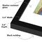 Americanflat Picture Frame with Mat - Modern Design, Shatter-Resistant Glass, Dual Sawtooth Hangers, Ideal for Home and Office Decor (2 Pack)